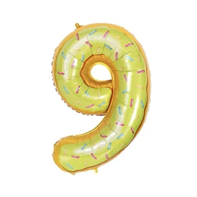 Image of Candy Number 9 Foil Balloon, 101cm