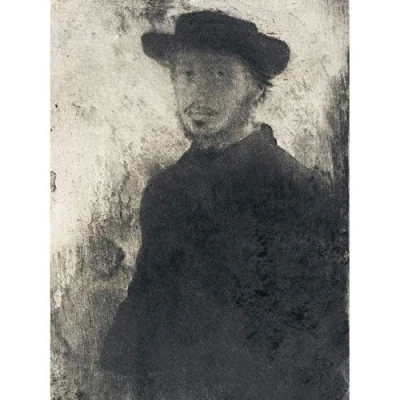 Image of Artery8 Hilaire Germain Edgar Degas Self Portrait Art Print Canvas Premium Wall Decor Poster Mural