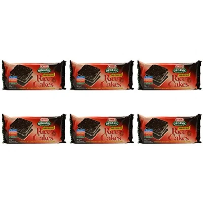Image of (6 PACK) Kallo Rice Cakes Dark Chocolate 90g 6 PACK BUNDLE
