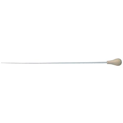 Image of GEWA 912318 Taktstock Holzgriff Modell 10 weiß lackiert weißbuche 41 cm