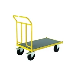 Image of Slingsby Large Capacity Platform Trucks on Solid Rubber Tyred Wheels