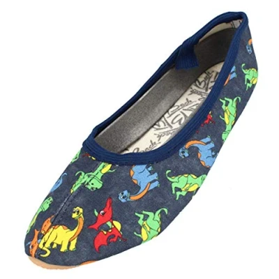 Image of Beck Unisex Kids Dinos Gymnastics Shoes, Blue, 13 UK Child