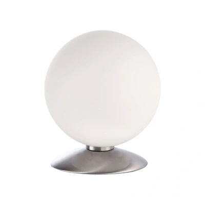 Image of Bubba Globe Table Lamp Steel 1x G9 Dimmable