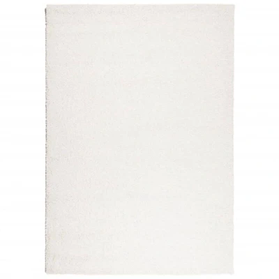 Image of vidaXL Shaggy Rug PAMPLONA High Pile Modern Cream 120x170 cm