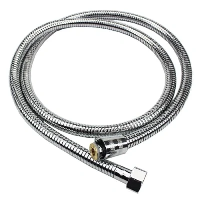 Image of FUZVOL 1.5M Shower Hose Anti Kink Stainless Steel Pipe, Universal Replacement for Bath Taps