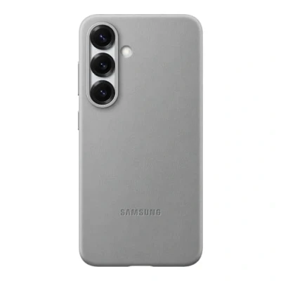 Image of Samsung Kindsuit Pu Leather Back Cover Grey Galaxy S25