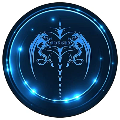 Image of ZXHH Drum Rug Mat Soundproof Carpet Non Slip Blanket Professional Round Rug, Diameter 90CM