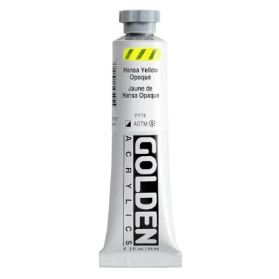 Image of GOLDEN Acrylic 2 Oz Hansa Yellow Opaque