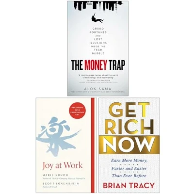 Image of The Money Trap, Joy at Work &amp; Get Rich Now 3 Books Collection Set