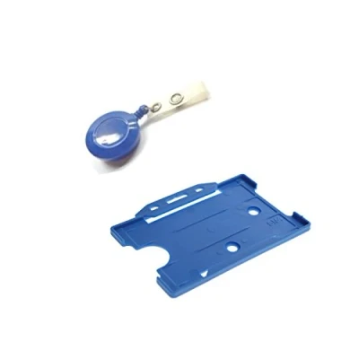Image of Badge Pass Holder and ID Key Reel Blue
