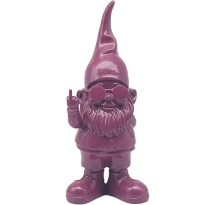Image of Lesser &amp; Pavey Gnomes Behaving Badly Pur 27cm Figurines Statues For Home Decor Ideal Ornaments Friendship Gifts Women Men Lovely Table Centerpiece Living Room Accessories