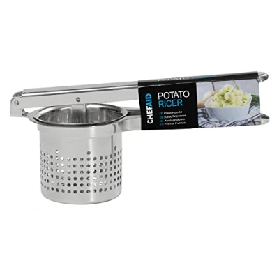 Image of Chef Aid Stainless Steel Potato Ricer, Metal, Regular