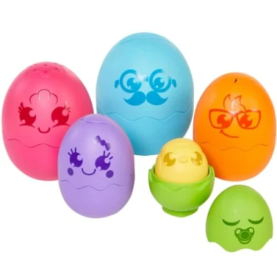 Image of Toomies E73564 New Hide &amp; Squeak Nesting Eggs, Large