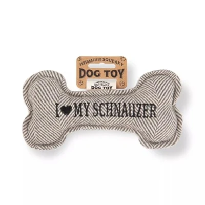 Image of History &amp; Heraldry Squeaky Dog Toy (I my Schnauzer)