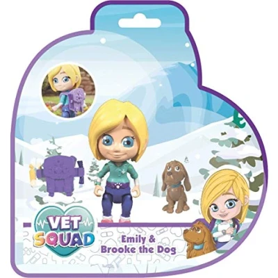 Image of Vet Squad pet Assortment Robin &amp; Snowy The Owl, 3 Inch Articulated Figure with and Accessories