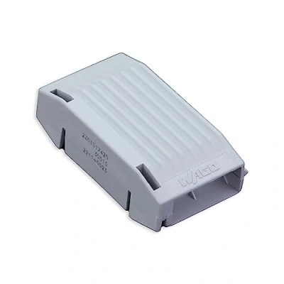 Image of WAGO 207 1372 Gelbox for 221 Inline Moisture Protection IPX8 certified Gray, Label Free housing Small [Box of 4 Pieces]