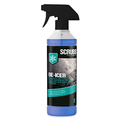 Image of SCRUBB M17 De icer Fluid for Windscreens, Windows and Door Mirrors, 1L Trigger Spray