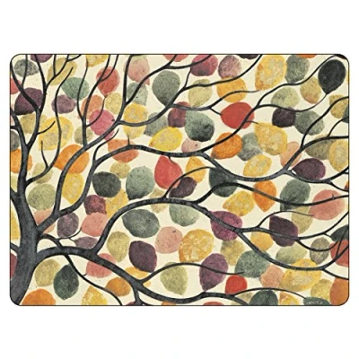 Image of Portmeirion Home &amp; Gifts Pimpernel Dancing Branches Placemats, Set of 6,30.5 x 23cm