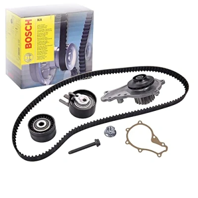 Image of Bosch 1 987 948 721 Water Pump with Gear Belt Set