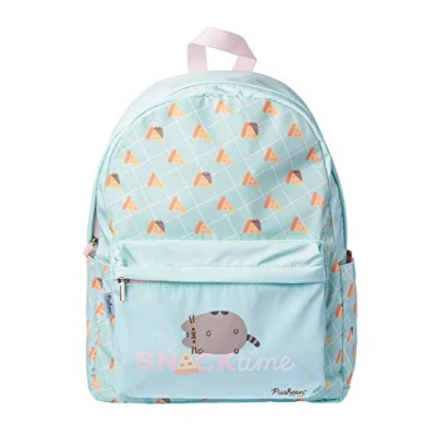 Image of Grupo Erik Pusheen Backpack Foodie Collection 42 x 32 15 cm 16.5 12.6 5.9 inches School Bag Rucksack For Cool Gifts Cat Blue