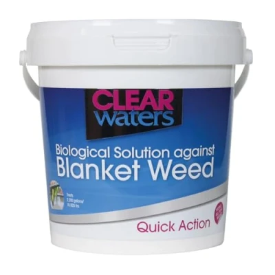 Image of ClearWaters Blanket Weed Treatment for Ponds 1L Bucket to Treat 10,000 / Maintain 80,000L Quick Action Pond Treament Cleaner Safe Fish and Wildlife