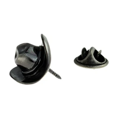 Image of Antique Finish Cowboy Hat Lapel Pin Badge X2AJTP818
