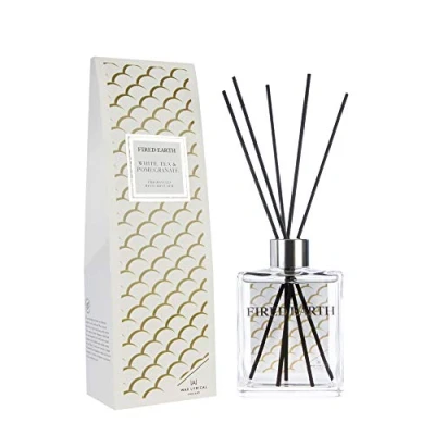 Image of Wax Lyrical Fired Earth White Tea &amp; Pomegranate Diffuser, 180ml