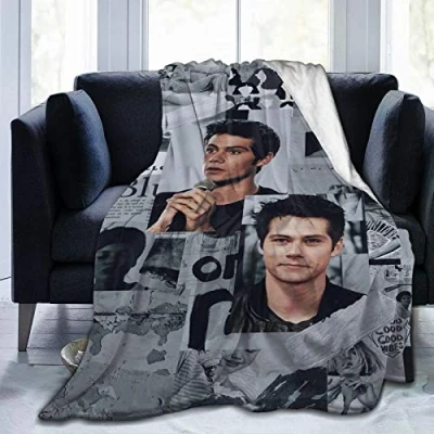 Image of Amkong Dylan O&#039;Brien Ultra Soft Throw Blanket Flannel Fleece All Season Light Weight Living Room/Bedroom Warm 80&quot;x60&quot;