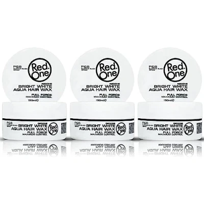 Image of Redone Hair Styling Wax White 150 ml Ultra Hold Gel Peach Scent Maximum Control 3 PCS