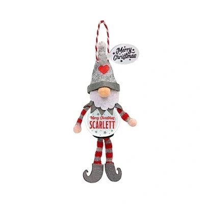 Image of Personalised Snowglobe tree decoration (Scarlett)