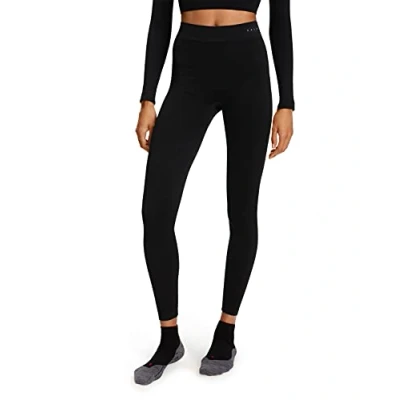 Image of FALKE Women&#039;s Maximum Warm Long W TI Functional Yarn Quick Dry 1 Piece Base Layer Bottom, Black (Black 3000), S