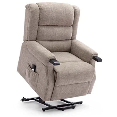 Image of More4Homes ASHFIELD SINGLE MOTOR FABRIC RISER RECLINER ARMCHAIR MOBILITY LIFT ASSIST ELECTRIC CHAIR