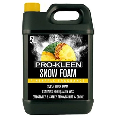 Image of Pro Kleen Snow Foam pH Neutral,Super Thick and Non Caustic Extremely Powerful &amp; Easy To Use (Pineapple Fragrance, 5L)