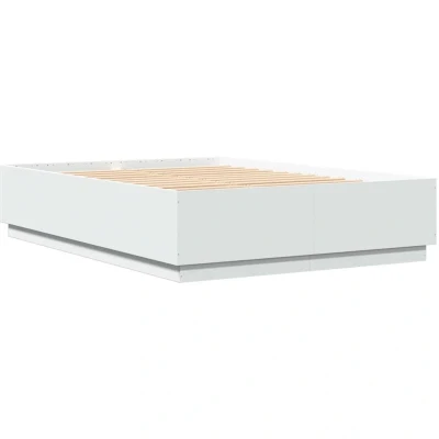 Image of vidaXL Bed Frame without Mattress White 140x200 cm