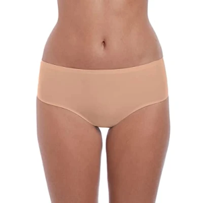 Image of Fantasie Women&#039;s Smoothease Seamless Mid Rise Brief, Natural Beige, One Size