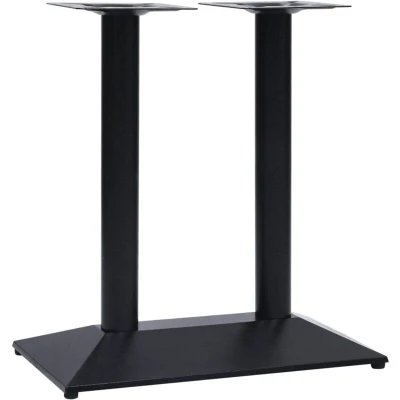 Image of vidaXL Bistro Table Frame 70 x 40 72 cm Cast Iron Black