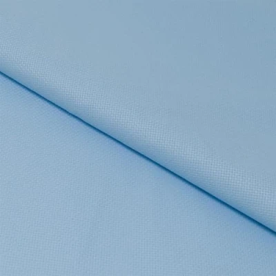 Image of Sky/Light Blue 14 Count Zweigart Cross Stitch Aida 110cm x 50cm (19 43 Inches)