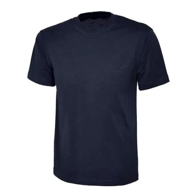Image of BRAND KRUZE Womens T Shirt Casual Cotton Regular Fit Plain Tee Crew Neck Top Short Sleeve KZLTS141 Tshirt Navy M