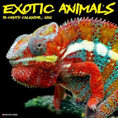 Image of Exotic Animals Calendar 2026