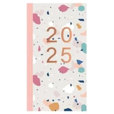 Image of 2025 Diary Slim Week to View Fashion Copper Foil Glossy Design (Twenty Twenty Two)