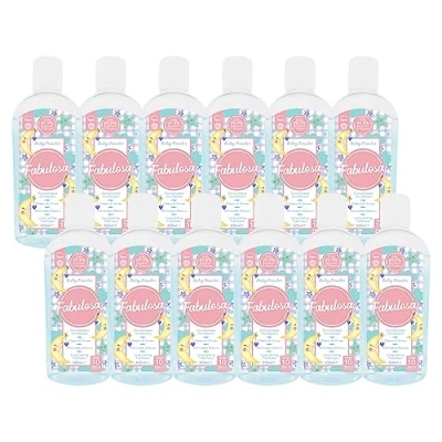 Image of Fabulosa 4 in 1 Concentrated Antibacterial Disinfectant All Purpose Cleaner, 220ml, 12 pack, Bliss Baby Powder