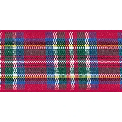 Image of Berisfords Tartan Ribbon 17 Traditional Designs for Home, Gifts, Fashion and Crafts Royal Stewart 40mm Wide x 1 Metre