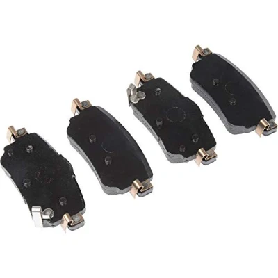 Image of 440603981R, 440605889R, 440606446R Brake pad set HERTH+BUSS JAKOPARTS J3611008 with acoustic wear warning staples NISSAN: Qashqai 2, Leaf II