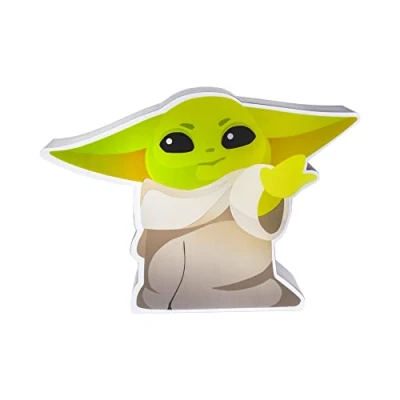 Image of Paladone The Mandalorian Child Night Light Grogu Officially Licensed Star Wars Bedroom Decor and Desk Lamp