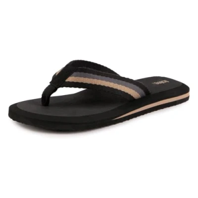Image of Totes Mens Tape Toe Post Sandal