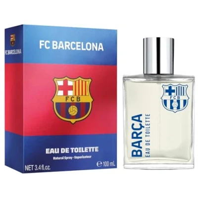 Image of FC Barcelona Eau de Toilette Natural Perfume Spray, Vegan and Dermatologically tested EDT Spray for Teenager, 100ml