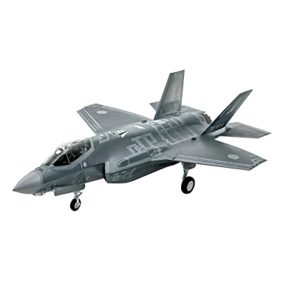 Image of TAMIYA 61124 1:48 US F 35A Lightning II, True to Original Replica Plastic Kit, Crafts, Model Assembly, Unpainted, Multicoloured