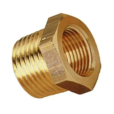 Image of 3/8&#039;&#039; to 1/4&#039;&#039; Brass Bush Air line Fitting Compressor