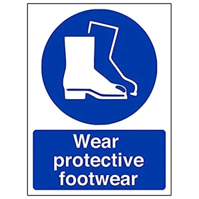 Image of V Safety Eco Friendly Mandatory PPE Wear Protective Footwear 150 X 200mm