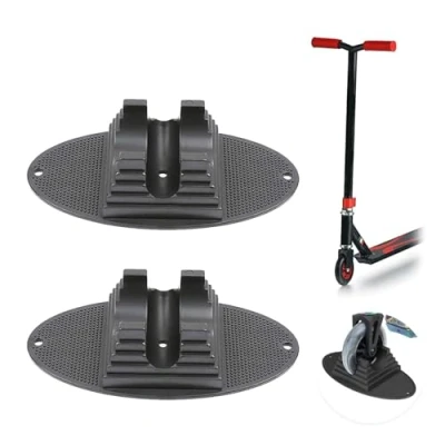 Image of LNGJIN Universal Scooter Stand, Pack of 2 for 90 mm to 120 Wheels, Stunt Extra Stable Stander Pro Scooter, Freestyle